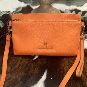 NWOT Nanette Lepore Vibrant Orange Crossbody Bag